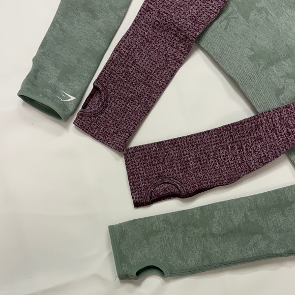 Gymshark Sage Green Long Sleeve Top - Picture 9 of 9